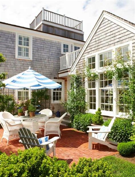 The Most Perfect New England Beach House Patio Outdoor Oasis Outdoor