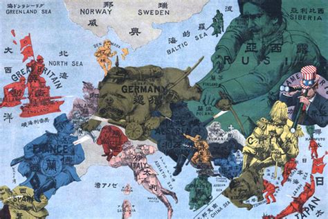 Алегоријске мапе Европе из Првог светског рата - Russia Beyond Србија