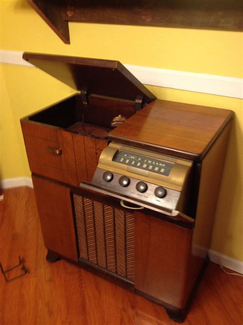 Rca Victor Record Player Cabinet