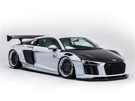 Newing Alpil Complete Aero Wide Body Kit Hood Over Fenders For Audi