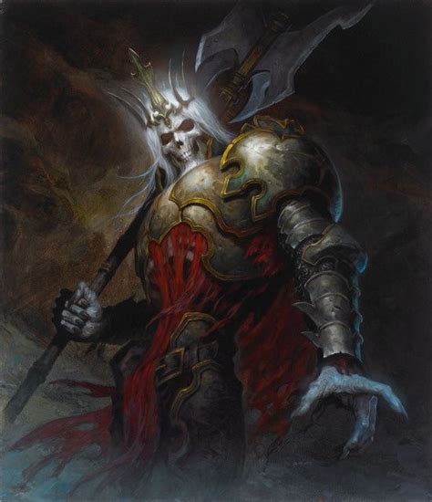 Gerald Brom Skeleton King Diablo 3 Diablo Game Dungeons Dragons