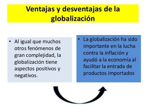 Ventajas Y Desventajas De La Globalización Cuadro Comparativo