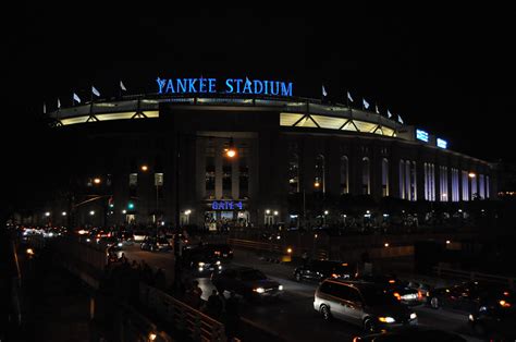 Yankee Stadium Night Henry Sanchez Flickr