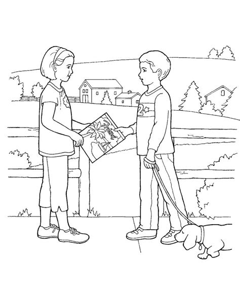 Lds Coloring Pages Missionary Clip Art Library