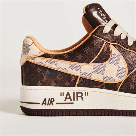 Louis Vuitton And Nike Air Force By Virgil Abloh For Auction At Sothebys