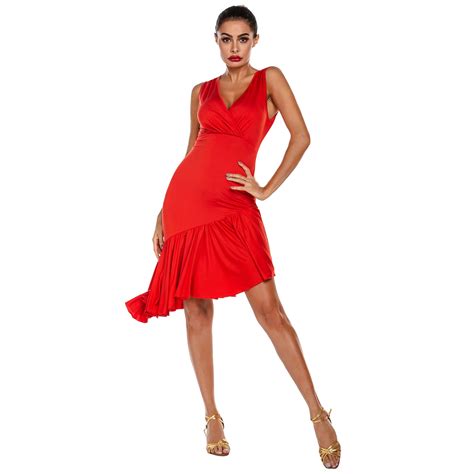 2020 New Latin Dance Dress Girls Adult Modern Ballroom Salsa Tango