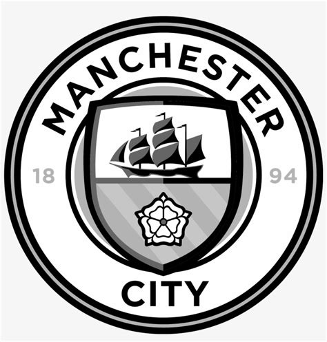 The best football team to have never won division 1. Manchester City Logo Black And White - Logo Manchester ...