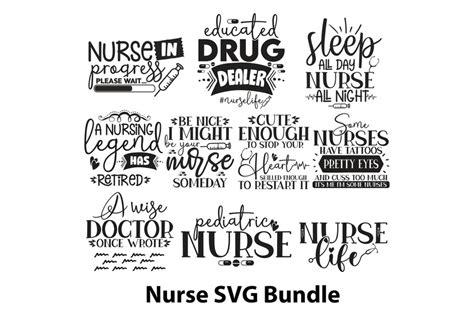 Premium Vector Nurse Svg Bundle