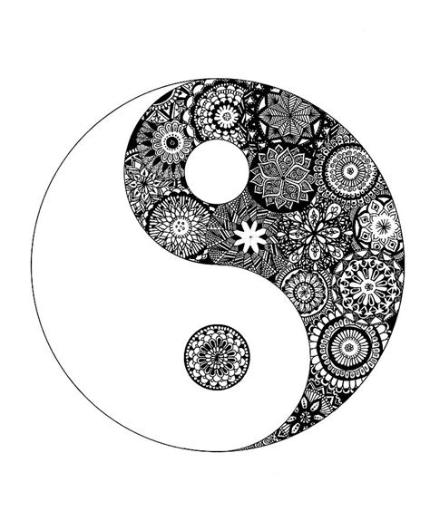Mandala Yin Yang Digital Art By Nicky Kumar Pixels