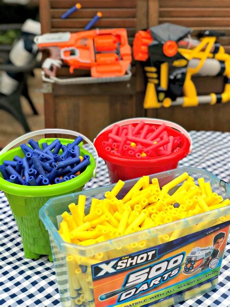 Simple Ideas For An At Home Nerf Gun Birthday Party