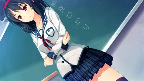 Anime Anime Girls School Uniform Sorairo Innocent