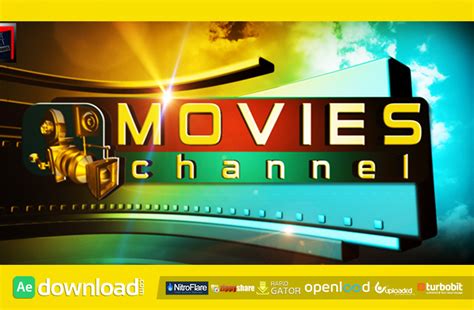 Movies Channel Broadcast Package After Effects Project Videohive