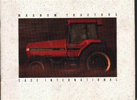 Case International And7100 Series Magnum Tractor Brochure Leaflet 951