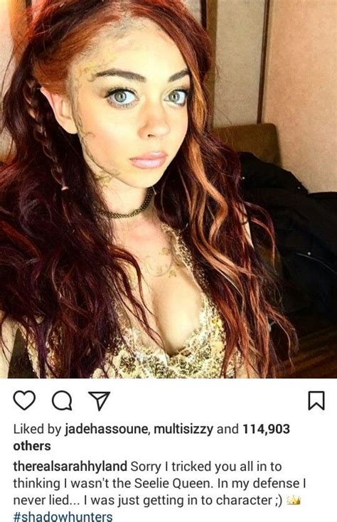 Sarah Hyland Is The Seelie Queen Shadowhunters Shadowhunters Tv Show Shadowhunters The