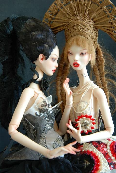 Дуэт в четыре руки Кукольники дизайнеры Лена и Катя Поповы Art Dolls Fashion Dolls Fantasy Doll