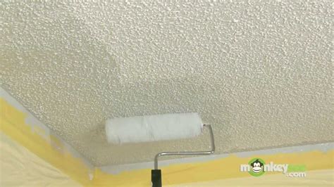 How to paint a popcorn ceiling. Textured Ceiling Painting Tips - YouTube