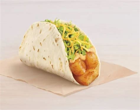 Spicy Potato Soft Taco Taco Bell - agentstips