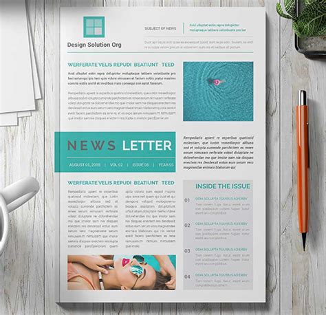 38 Best InDesign Newsletter Templates (New for 2021)