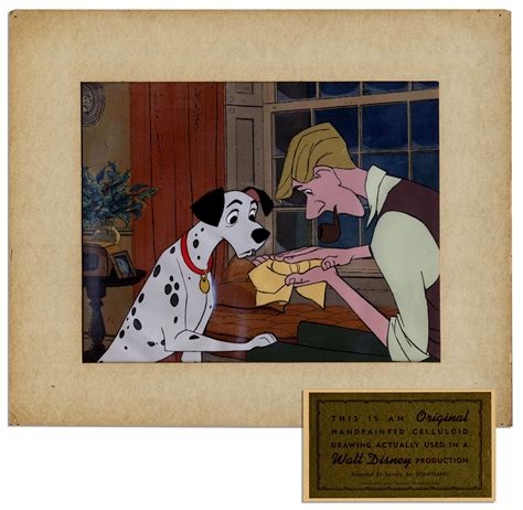 Sell A 101 Dalmatians Cel From Walt Disney At Nate D Sanders Auctions