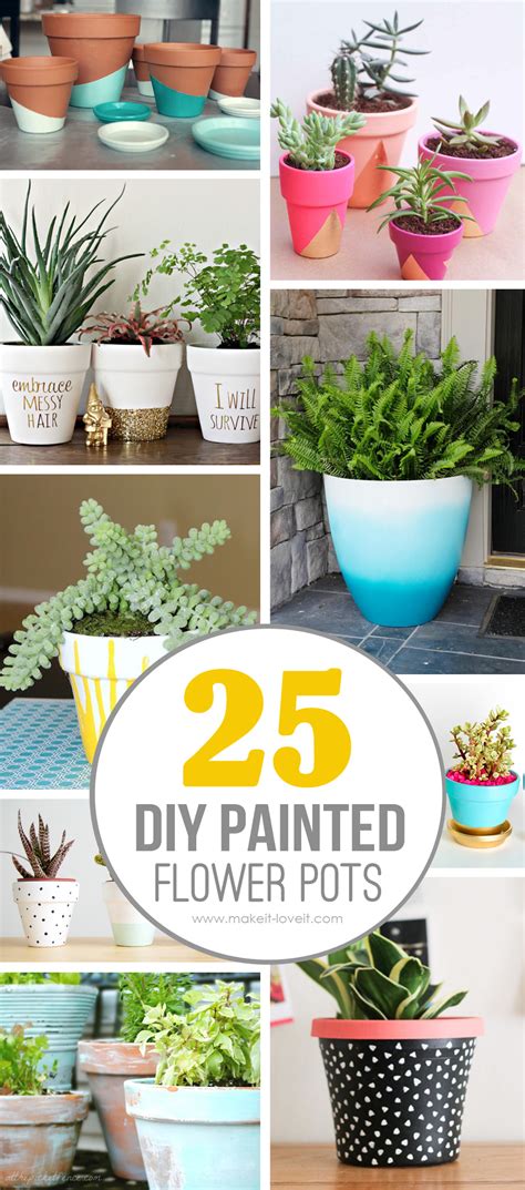 25 Design Ideas To Paint Terracotta Flower Pots