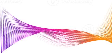Abstract Halftone Dots Background With Dynamic Waves 11287517 Png