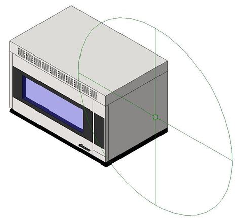 Microwave Oven 3d Dwg Model For Autocad • Designs Cad