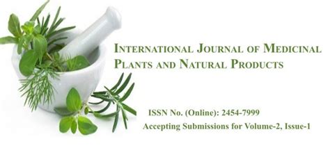International Journal Of Medicinal Plants And Natural Products