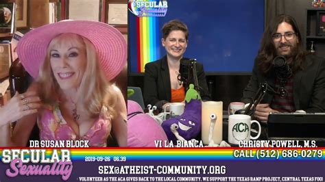 Dr Susan Block On Her Book The Bonobo Way Secular Sexuality 06 39 Youtube