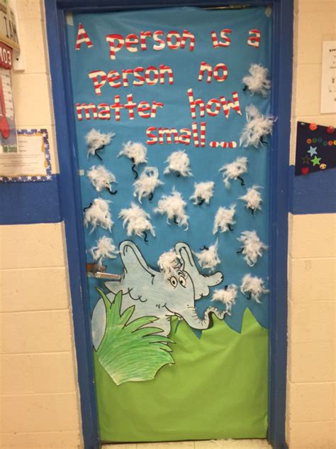 Horton Hears A Who Bulletin Board Dr Seuss Dr Seuss Classroom Door