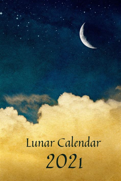 Lunar Calendar 2021 Unique Planner Based On Moon Phases By Maya Art