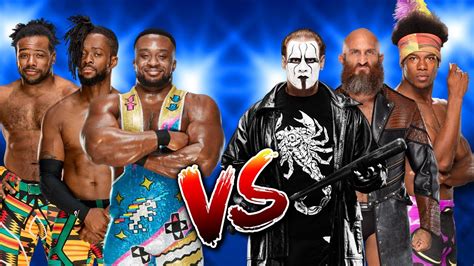 The New Day Vs Sting And Tommaso Ciampa And Velveteen Dream Wwe