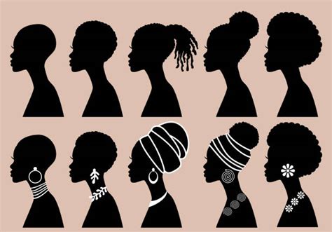 48000 Black Woman Silhouette Stock Illustrations Royalty Free Vector
