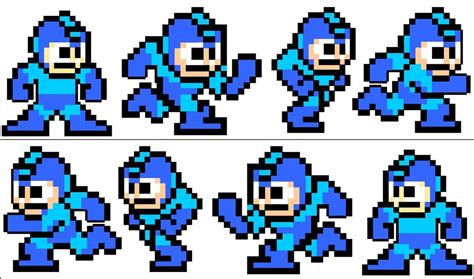 MEGA MAN Sprite Pixel Art Pixel Art Characters