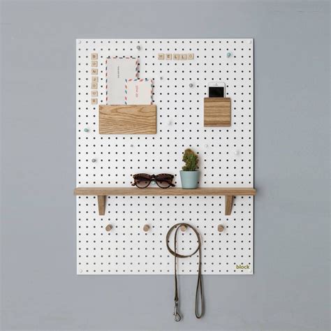 Large Pegboard With Wooden Pegs By Block Design Peg Board Wooden