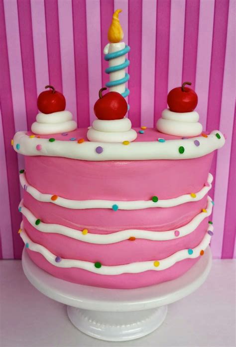 Cake Blog Half Birthday Cartoon Cake