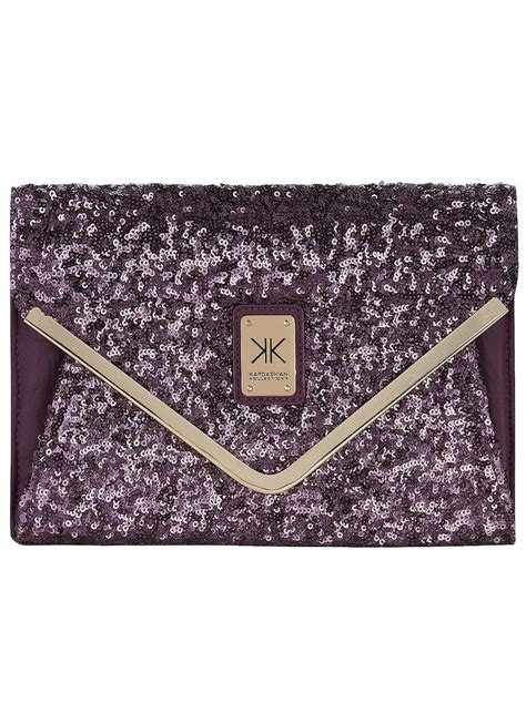 Kardashian Kollection Dorothy Perkins Purple Clutch Bag Love This