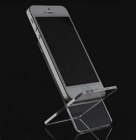 Acrylic Clear Mobile Holders Cell Phone Display Rack Brandnew Home