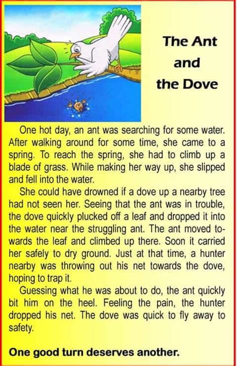 One Page Short Stories For Reading Comprehension