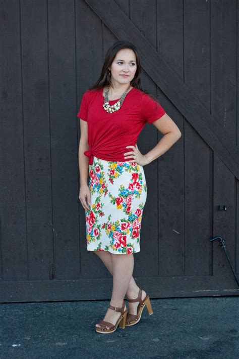 Free Pencil Skirt Pattern Sewing Patterns Sweet Red Poppy