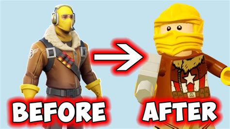 Lego Fortnite Battle Royale Raptor Skin Minifigures Youtube