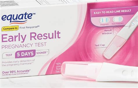 Equate Early Result Pregnancy Test Horizontal Line Cpg Health