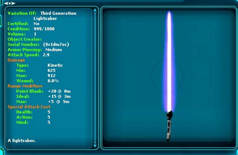 Cornellius' shipwright and pilot guide (beta 1.4). 3rd Generation Light Saber - Magi's SWG FanSite - Picture gallery | ID #111 Page #1 Image 3rd ...
