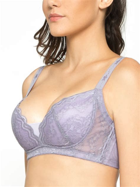 br 02192 lace non wired push in bra purple satami online br 02192 蕾丝无钢圈提托文胸 紫 satami