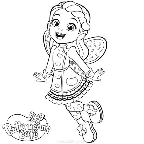 Watch me color a picture of dazzle using prismacolor colored paint markers! Butterbean's Cafe Coloring Pages Poppy Butterbean Cricket ...