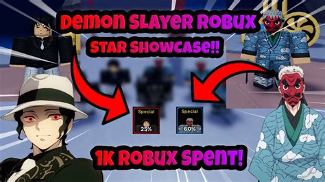 Demon Slayer Robux Star Showcase Is It Worth The Robux Anime