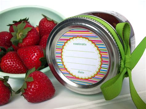 Colorful Adhesive Canning Jar Labels New Canning Jar Labels In My Etsy Shop