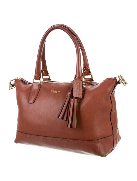 Coach Soft Leather Satchel Handbags Cch21000 The Realreal