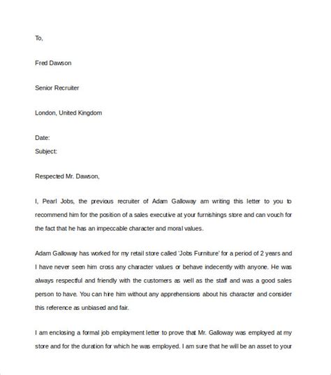 For those who are looking for a reference letter, you might want to download and use any of these recommendation letters for employee from as a manager in a company, your subordinates often for a recommendation letter for employee from manager. FREE 6+ Character Reference Letter Templates in PDF | MS Word