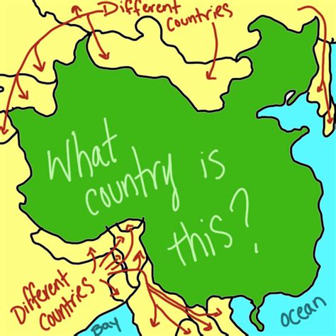 Can You Identify The Country By The Poorly Drawn Map