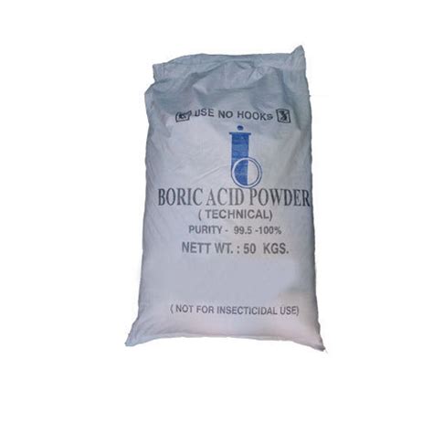 Boric Acid Powder 50 Kg Bag Packaging Type Sack At Rs 106kilogram